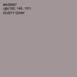 #A29597 - Dusty Gray Color Image